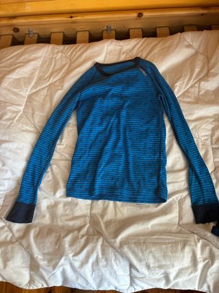 Ropa térmica esquí Odlo azul 10-12 años
