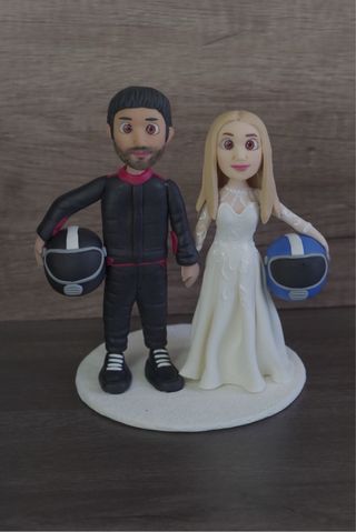 Figuras Novios Porcelana Fría Personalizadas