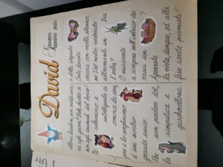 David Gnomo Amico Mio Album Panini recupero