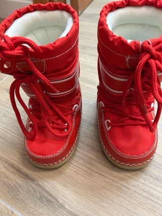 Botas de nieve rojas Grandboot niño