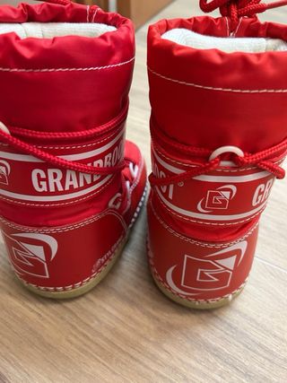 Botas de nieve rojas Grandboot niño