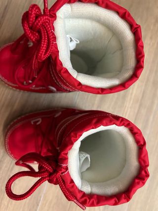 Botas de nieve rojas Grandboot niño