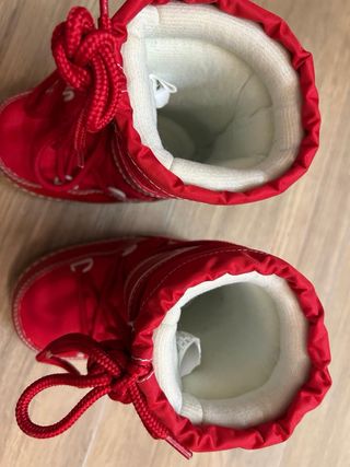 Botas de nieve rojas Grandboot niño