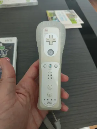 Lote de juegos y mando Wii