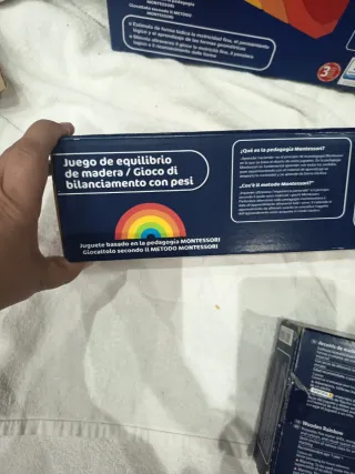 Juguetes Montessori Arcoíris y Equilibrio