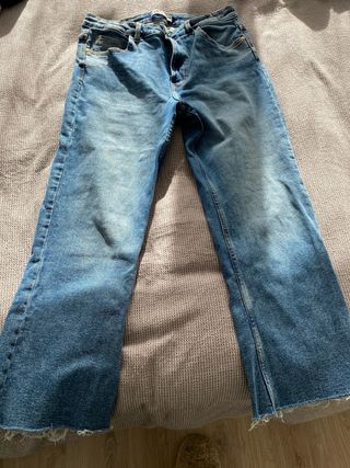 Pantalón vaquero Zara azul