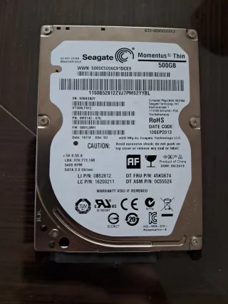 Disco Duro Interno 500GB SATA 3.0