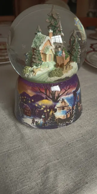 Bola de nieve decorativa