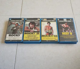 Lote 4 Películas Rocky betamax