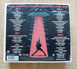 Bunbury Madrid Area 51 DVD + 2 CDs