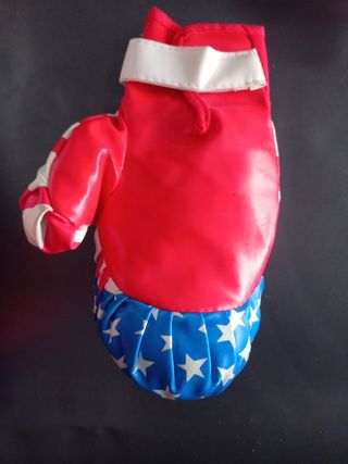 U.S.A.Saco de boxeo  y guantes para niños.