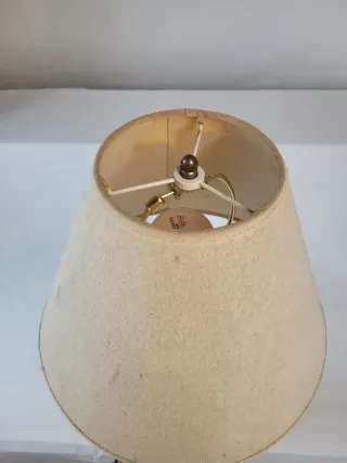 Lámpara estilo bambú madera