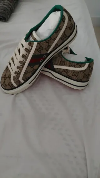 Zapatos Gucci Marrones y Verdes
