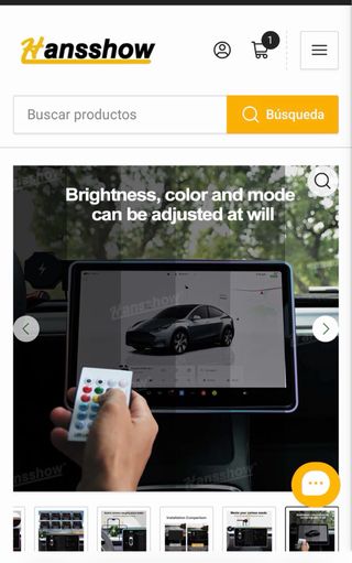 Luz Ambiental LED Tesla model y & 3.