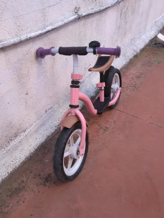 Bici de equilibrio infantil rosa