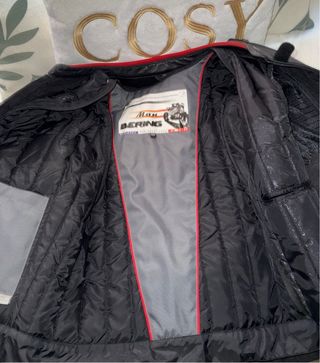 Chaqueta de piel Bering moto hombre