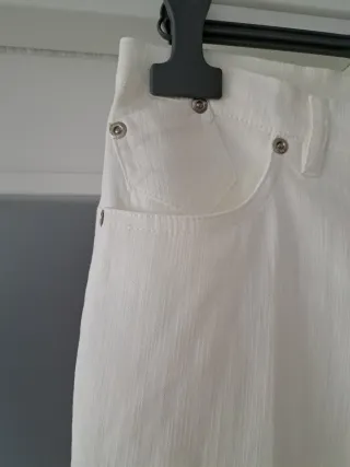 Pantalón blanco mujer talla 44