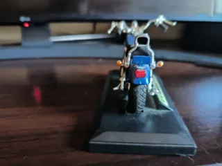 Maqueta Moto Kawasaki Vulcan Azul