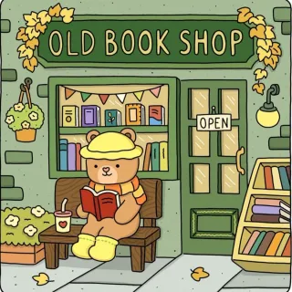 Fuzzy hygge  Super cute coloring book