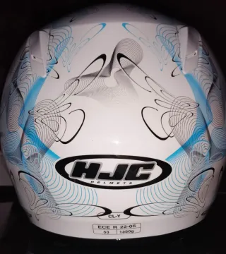 Casco Moto Junior HJC Blanco Diseño