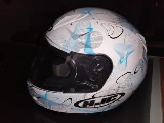 Casco Moto Junior HJC Blanco Diseño