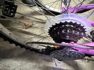 Bicicleta Montaña 24 Rosa y Blanca