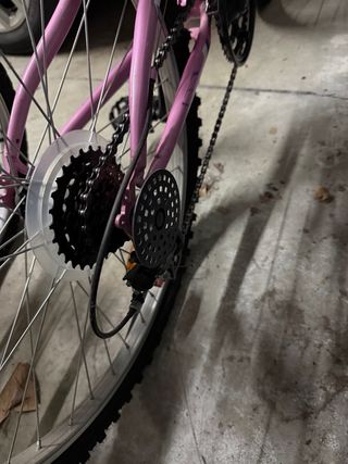 Bicicleta Montaña 24 Rosa y Blanca