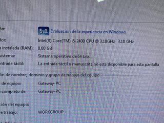 Ordenador Torre Gateway DT Series