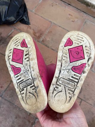 Botas de agua rosas talla 22