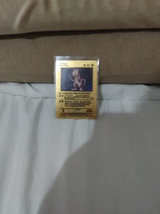 Carta Pokémon Mewtwo Dodara. Es Falsa