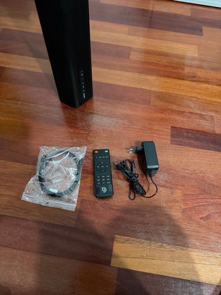 Barra de sonido negra