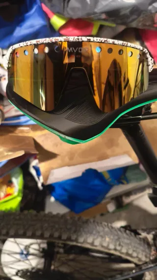 Gafas MTB MVDP Cristales Oro Nuevas