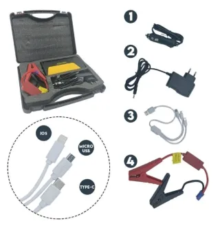 Avviatore Auto Furgone Batteria Emergenza