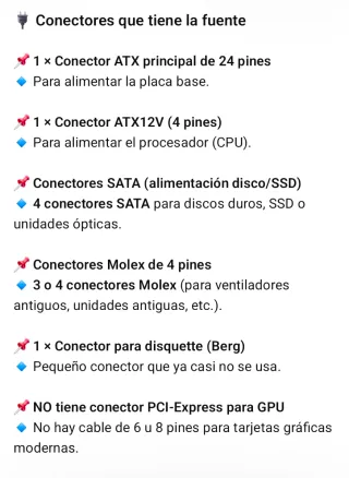 Fuente Alimentación Cooler Master 500W