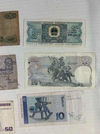 Serie 6 banconote da tutto il mondo