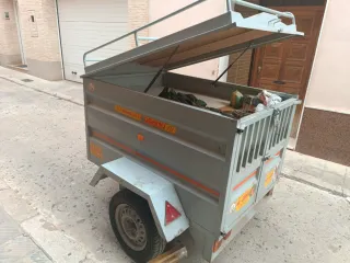 Remolque perros doble compartimento