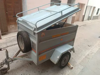 Remolque perros doble compartimento