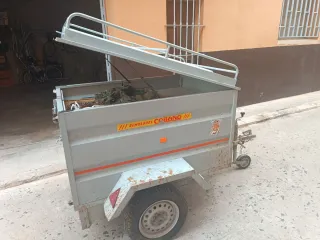 Remolque perros doble compartimento