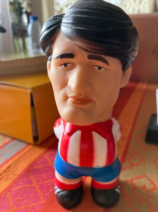 Figuras futbolistas caricatura