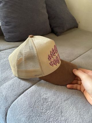 Gorra Siempre con Dios Beige y Marrón