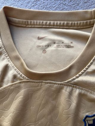 Camiseta Fútbol Barça Nike Dorada