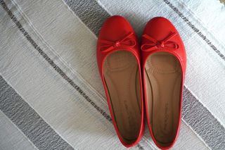 Manoletinas PASCAL MORABITO Piel Roja Talla 39