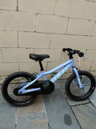 Bicicleta infantil Coluer morada 16 pulgadas