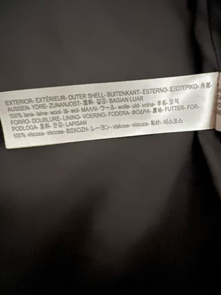 Blazer Massimo Dutti cuadros gris y rosa