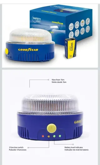 Luz de emergencia Goodyear