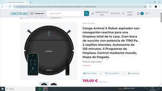 Cecotec Conga Animal X Pro Robot Aspirador
