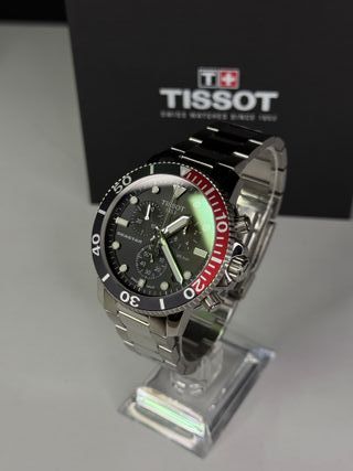 Tissot Seastar Cronógrafo Negro y Rojo