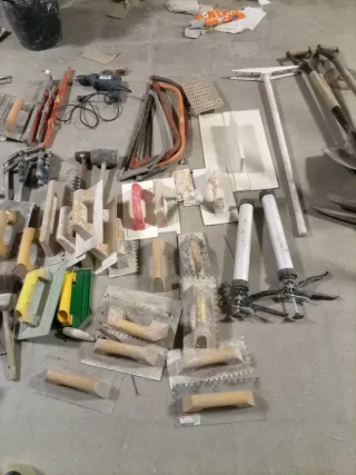 Lote herramientas construcción