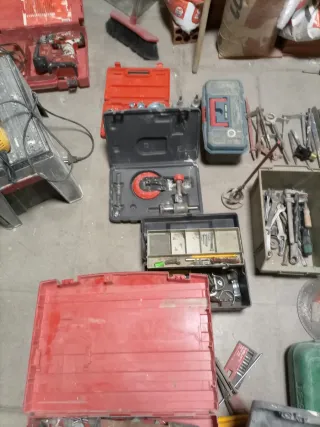 Lote herramientas construcción