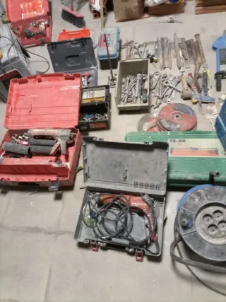 Lote herramientas construcción